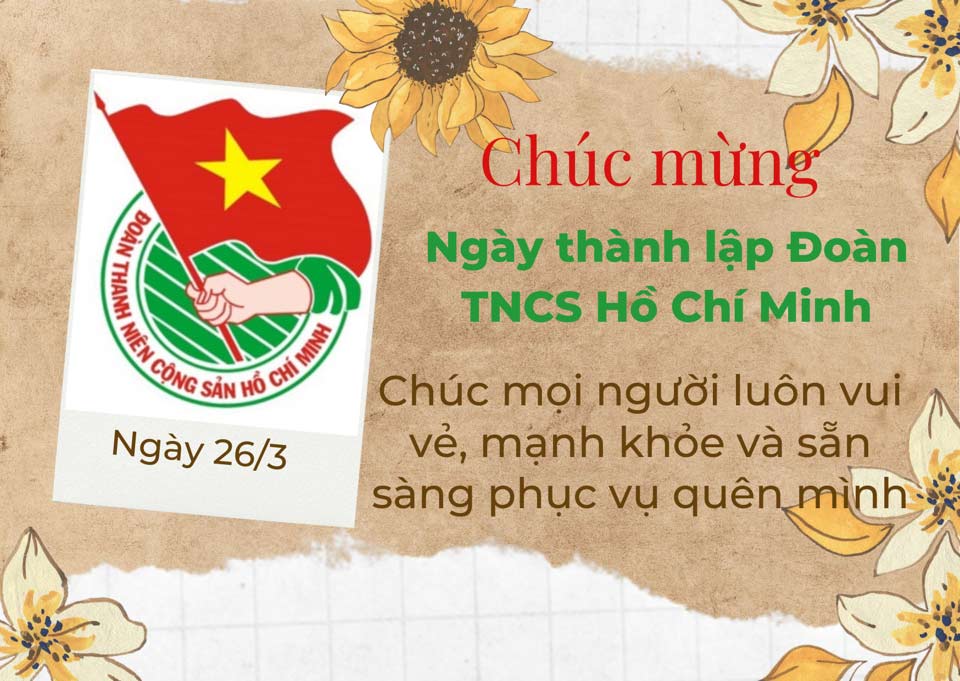 Lời chúc 26/3 hay nhất mừng ngày thành lập Đoàn Thanh niên