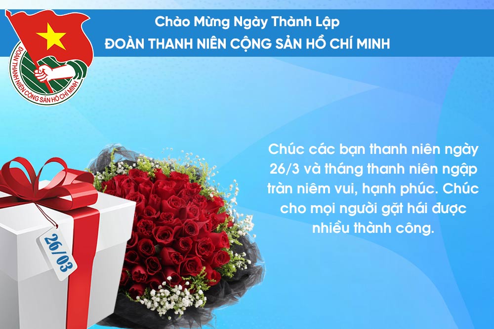 Lời chúc 26/3 hay nhất mừng ngày thành lập Đoàn Thanh niên