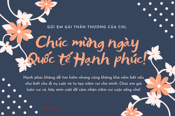 Những câu nói hay về ngày Quốc tế Hạnh phúc