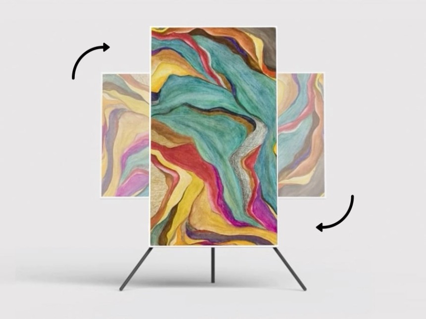 Smart tivi khung tranh The Frame QLED 4K Samsung 65 inch QA65LS03BAKXXV_l15